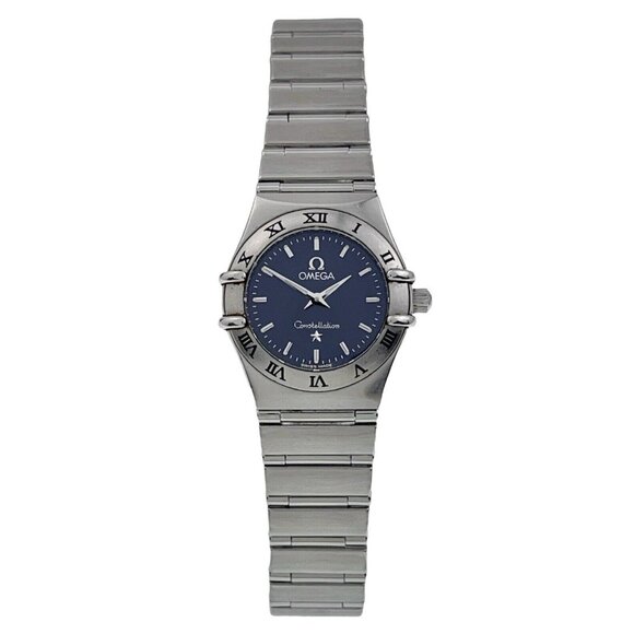 Omega Constellation Stainless Steel Gray Dial 22mm Quartz Women’s Watch 1562.40 - Picture 1 of 9